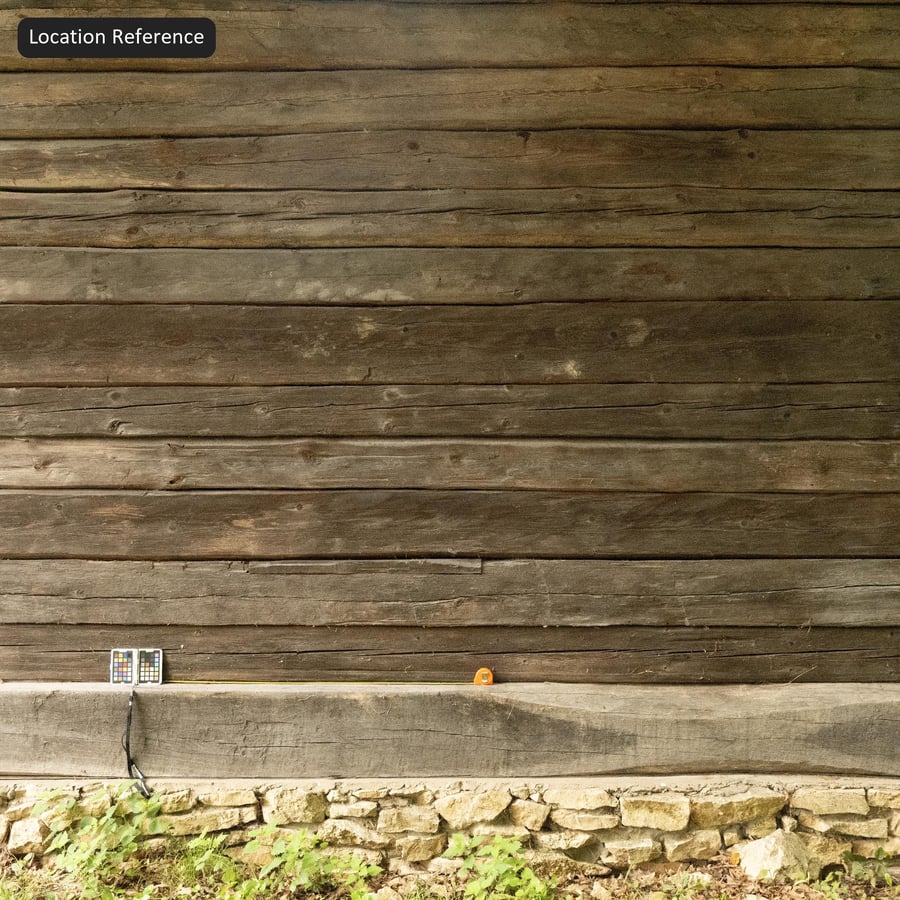 Texture per pareti con rivestimento in tronchi di legno roughness
