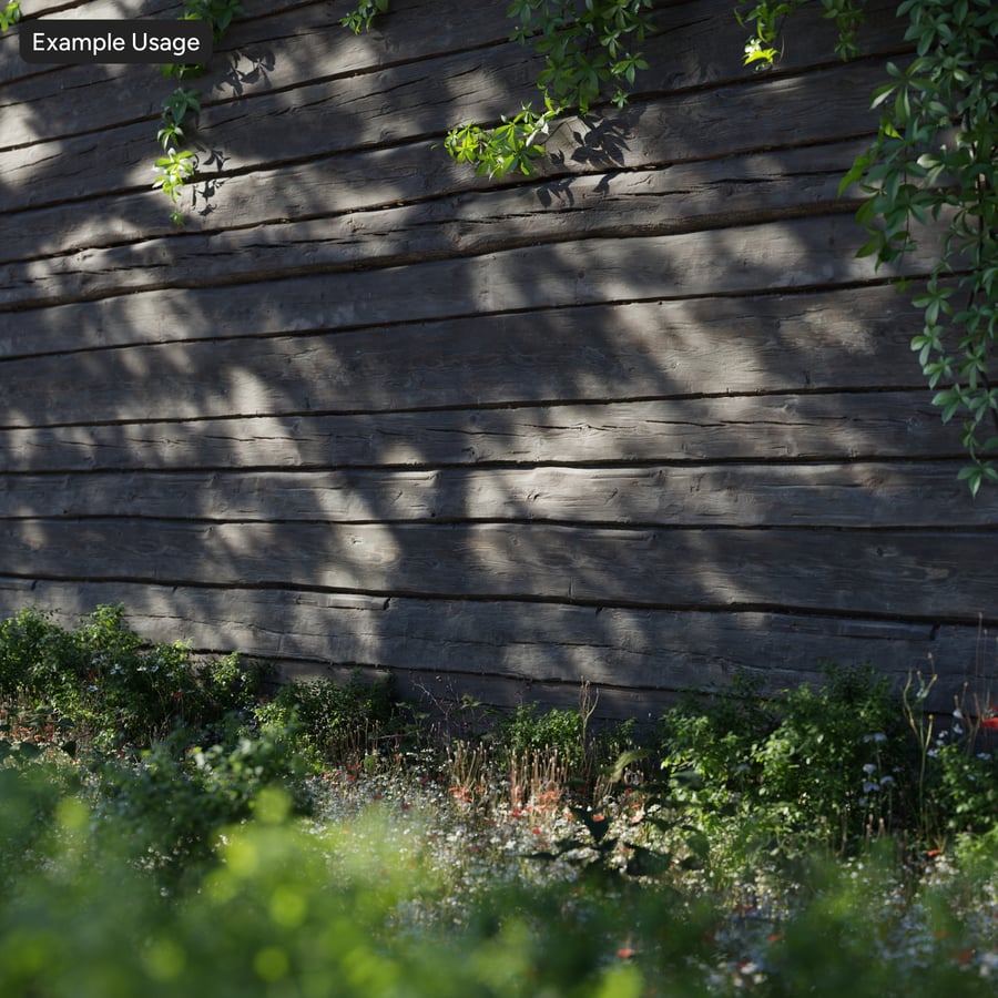 Texture per pareti con rivestimento in tronchi di legno roughness