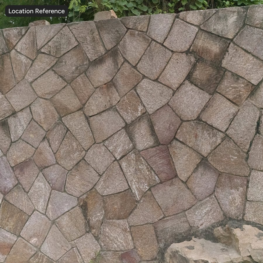 Large Rubble Field Stone Wall Texture