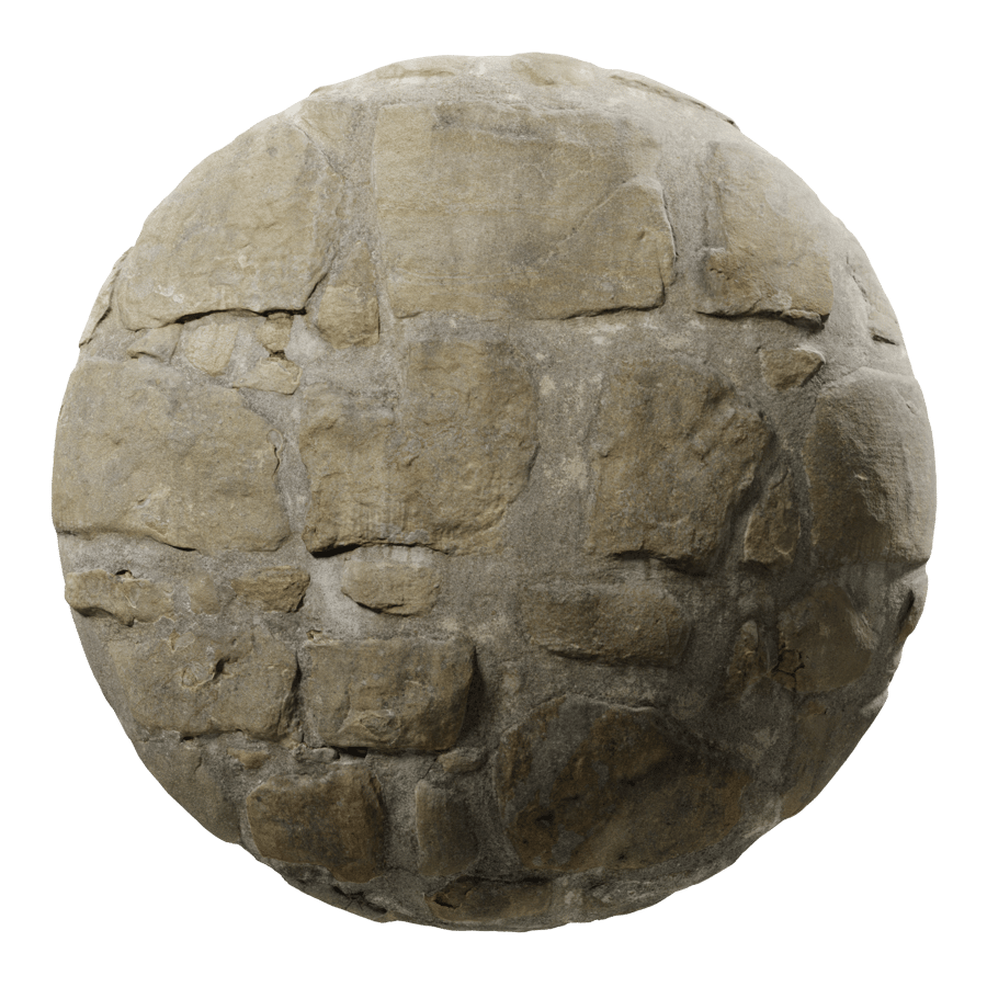 Dirty Rubble Stone Wall Texture