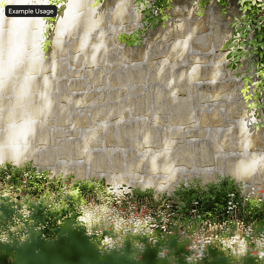 Dirty Rubble Stone Wall Texture