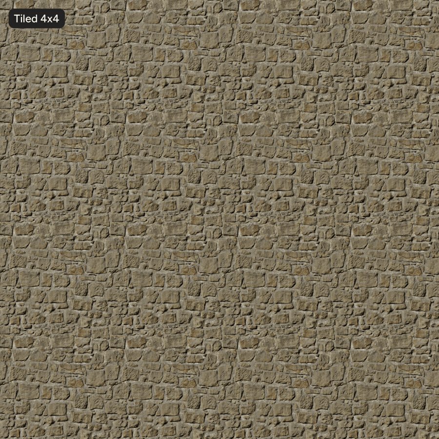 Dirty Rubble Stone Wall Texture