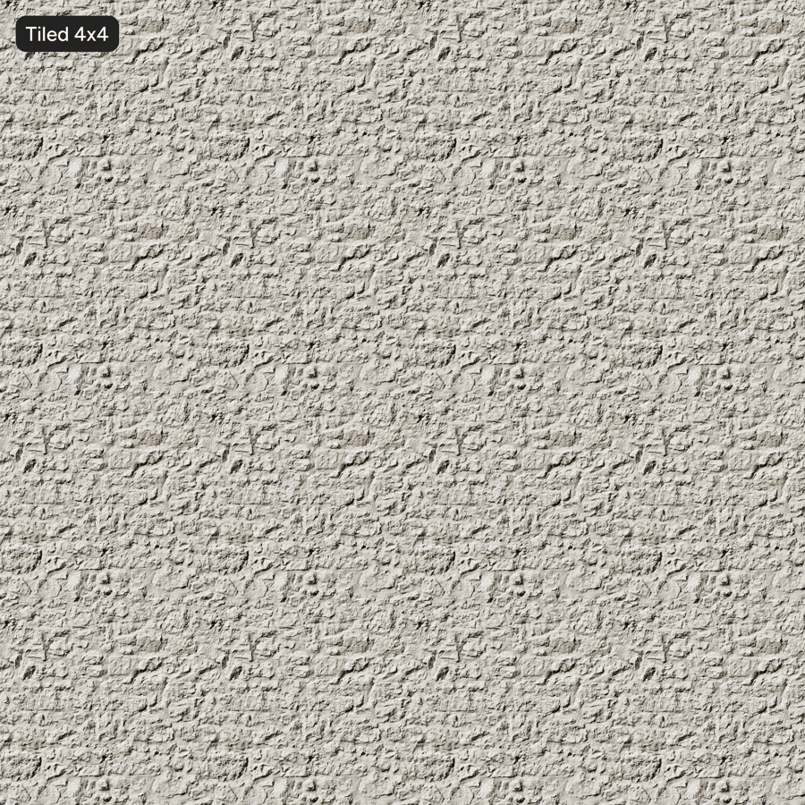 Texture Muro in Pietra a Secco, Bianco Crema