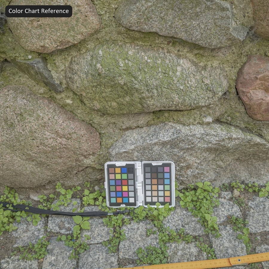 Mossy Rubble Stone Wall Texture