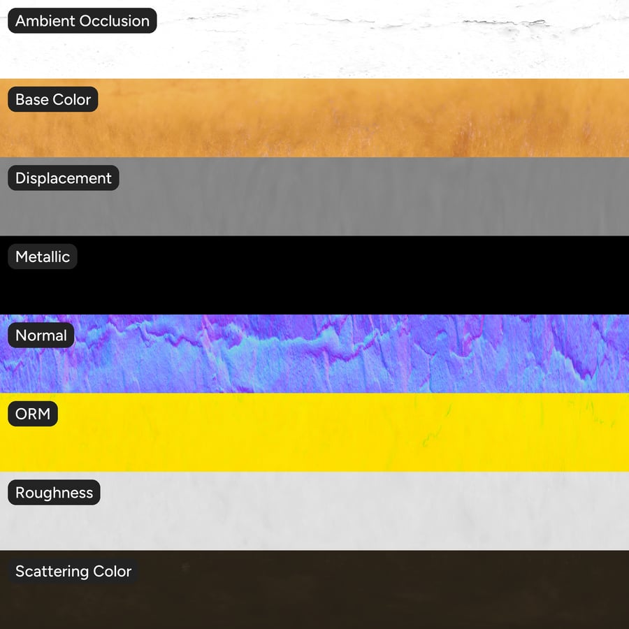 Flaky Donut Texture