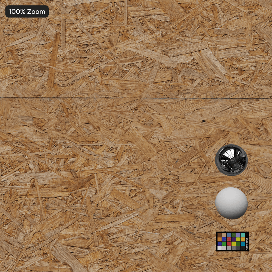 Textura de Painel OSB (Oriented Strand Board) Standard, Bege Mel
