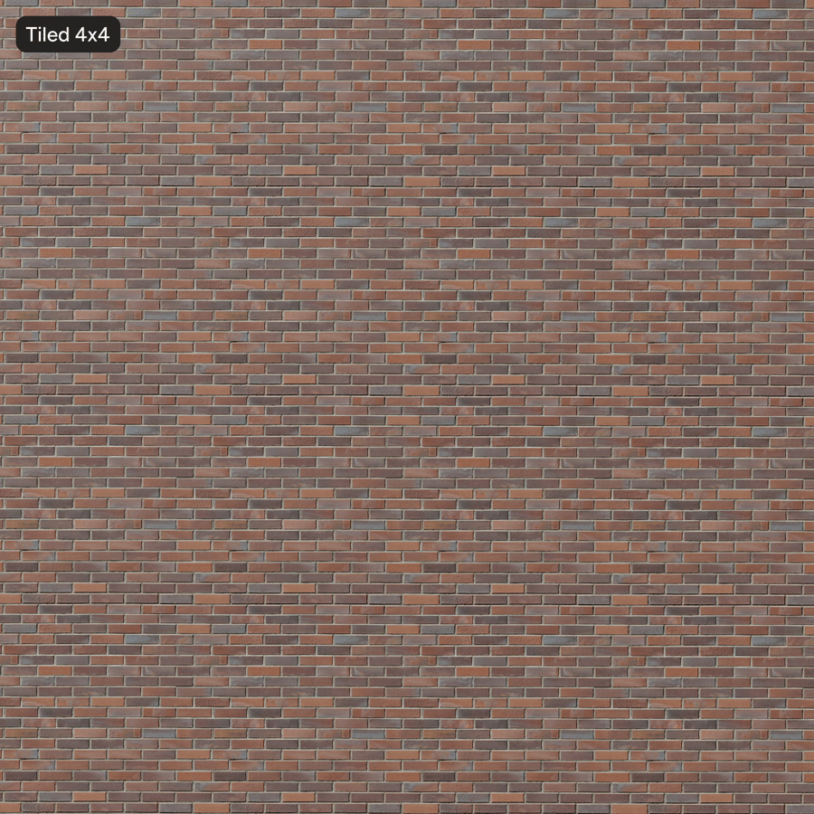 Smooth Long Brick Wall Texture