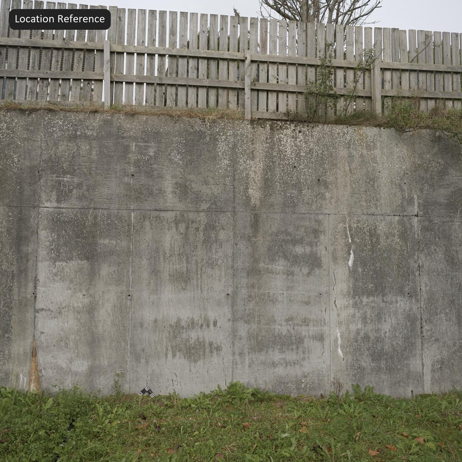 Verweerde betonnen keermuur-textuur