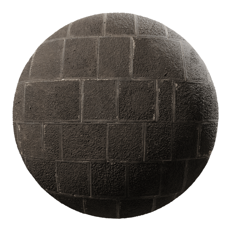 Pitted Square Stone Paver Texture