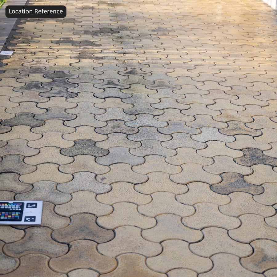 Dirty Milano Paver Texture, Amarelo