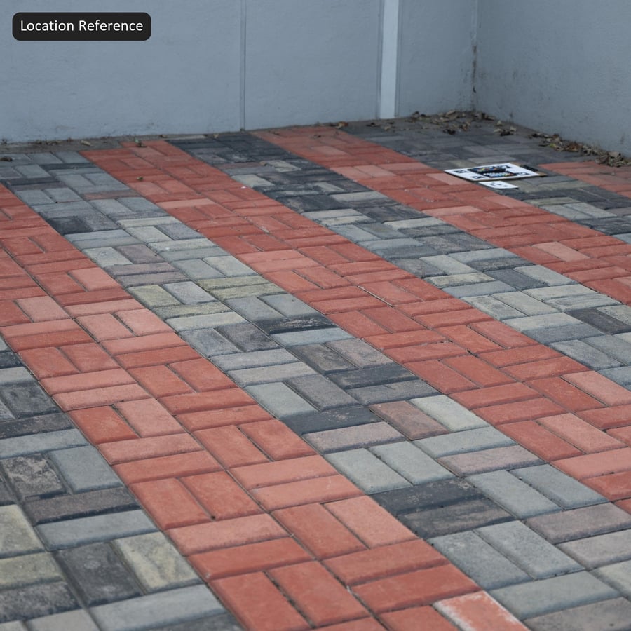 Υφή Stone Paver, πολύχρωμη