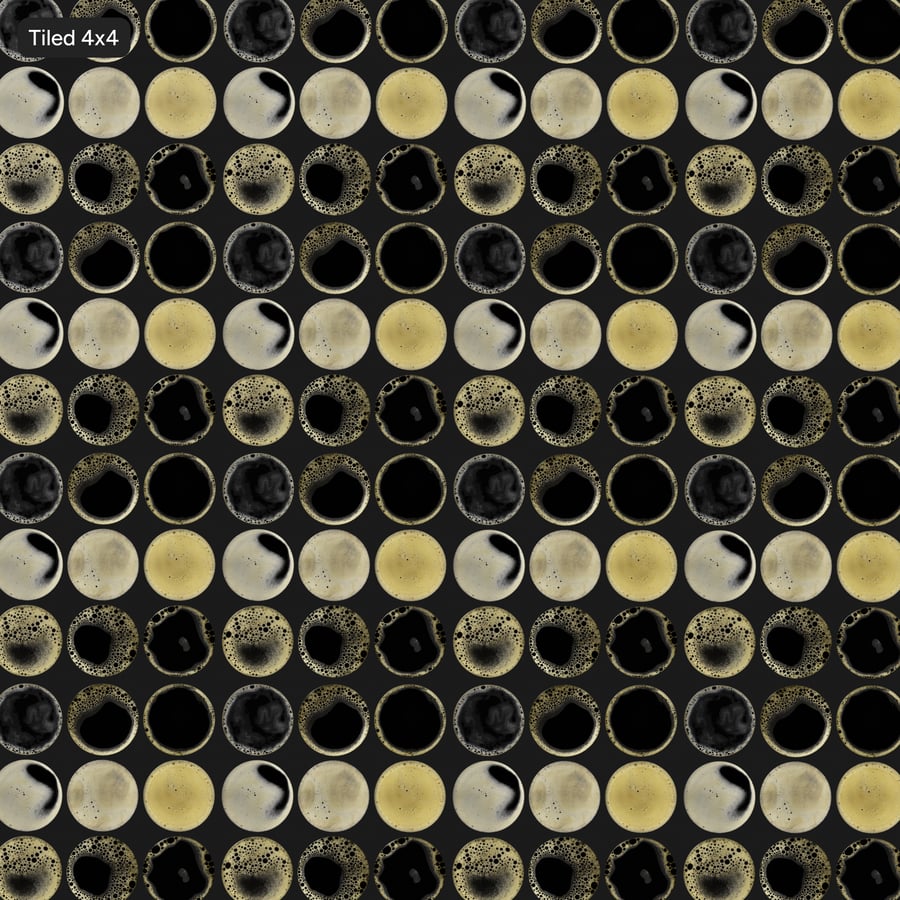 Texture Atlante di Schiuma di Caffè, Nero e Marrone