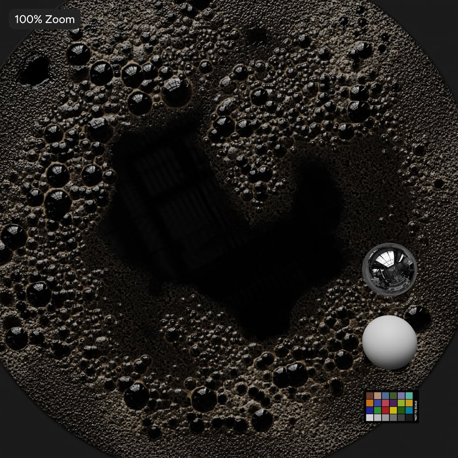 Textura de atlas de líquido de espuma de crema de café, marrón oscuro