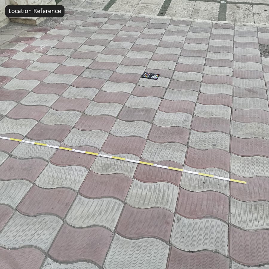 Textura de pavimento ondulado, axadrezado