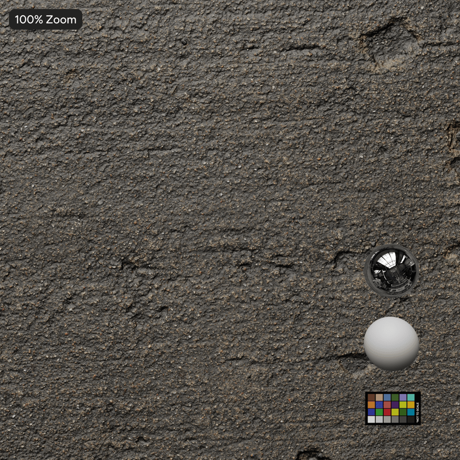 Damaged Concrete Road Texture