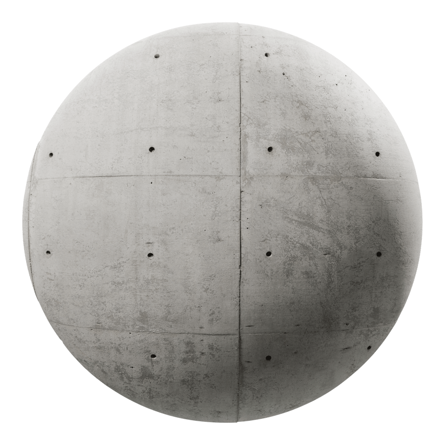 Weathered Concrete Wall with Tie Holes Texture