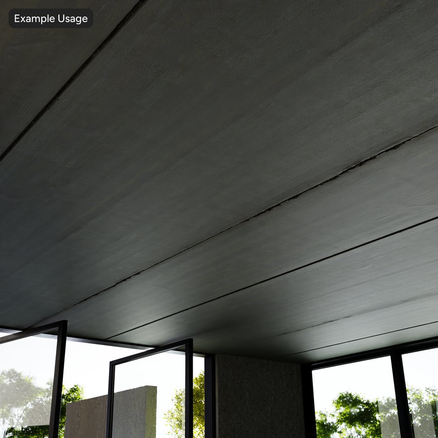 Textura de teto com painel de concreto manchado