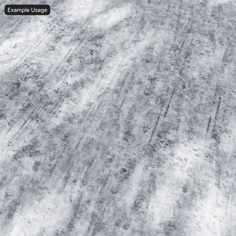 雪地纹理上的轮胎印