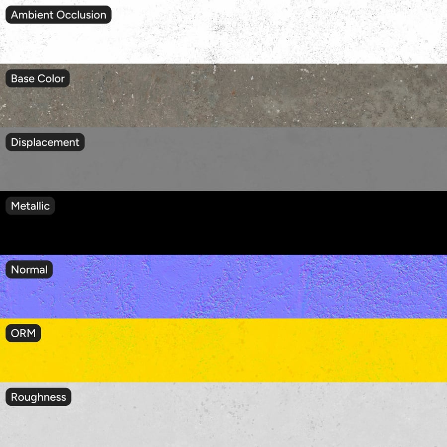Erodierte, raue Betontextur