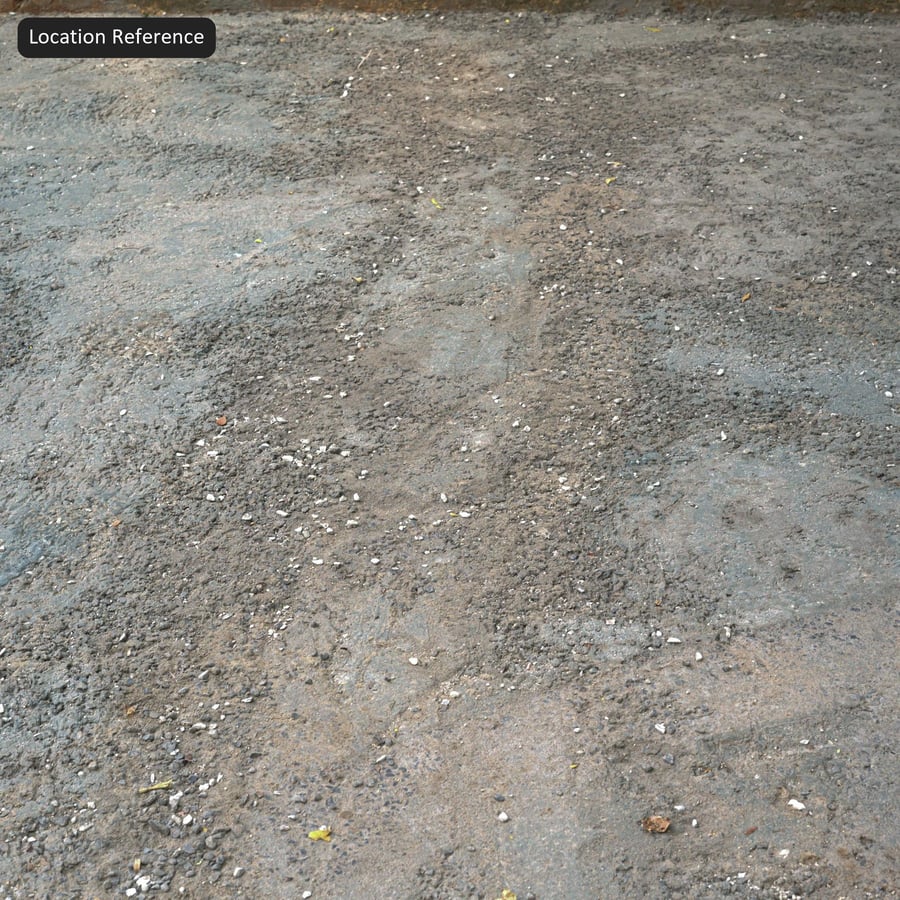 Erodierte, raue Betontextur