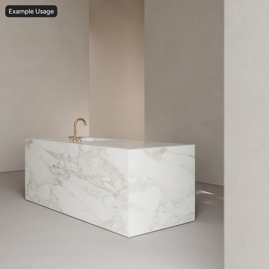 Polished Marble Stone Texture, Airy White