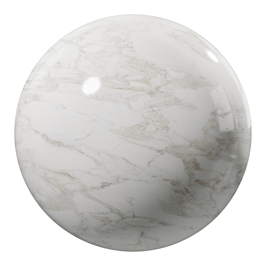 Polished Marble Stone Texture, Airy White