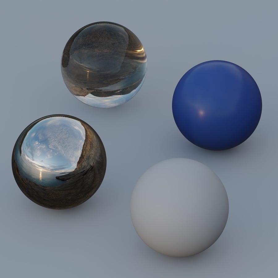 HDRI Alba Nuvolosa su Costa Rocciosa