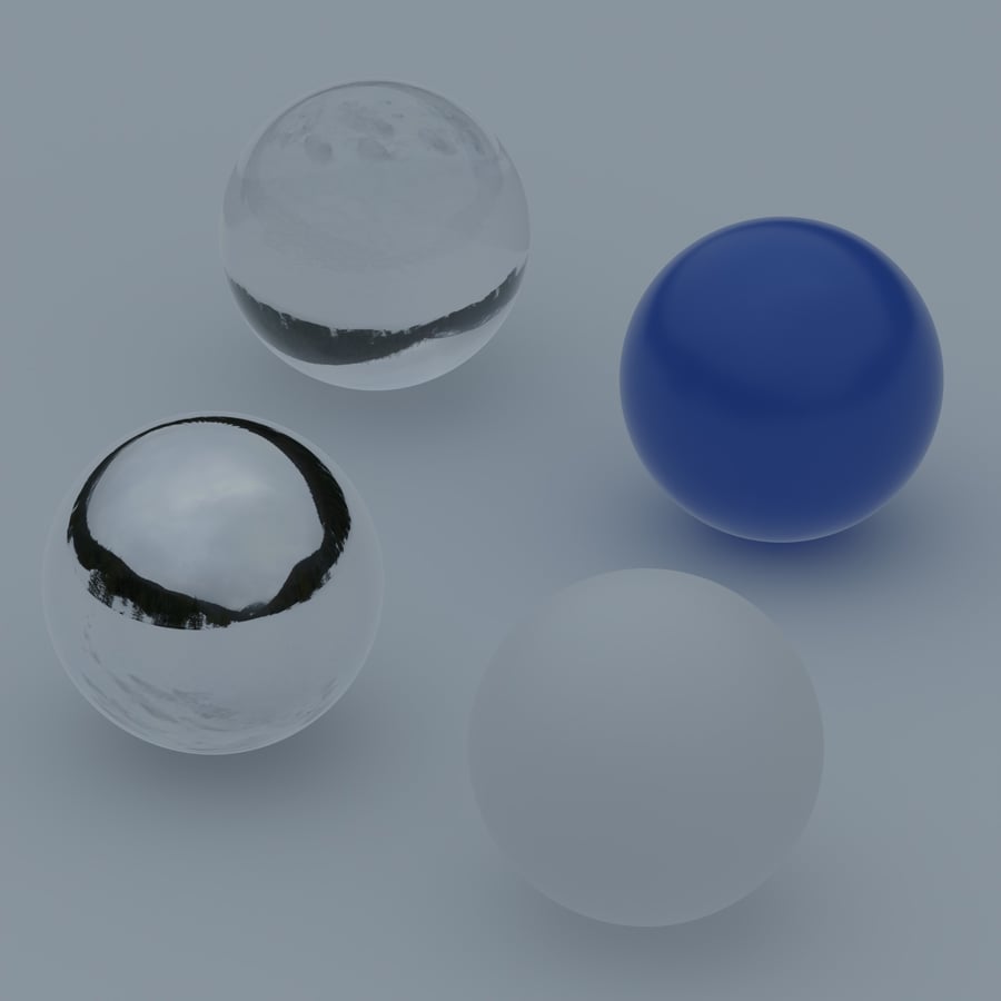 HDRI-карта заснеженных гор в пасмурную погоду