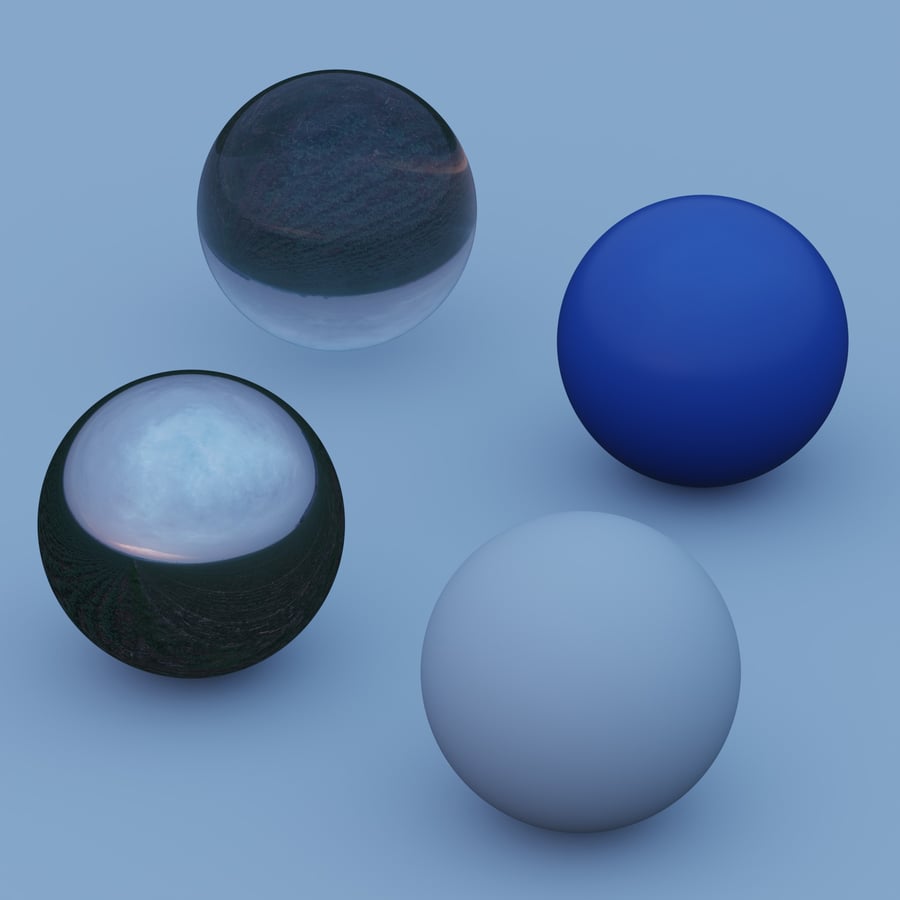 HDRI-карта «Сельская местность, пасмурный закат»