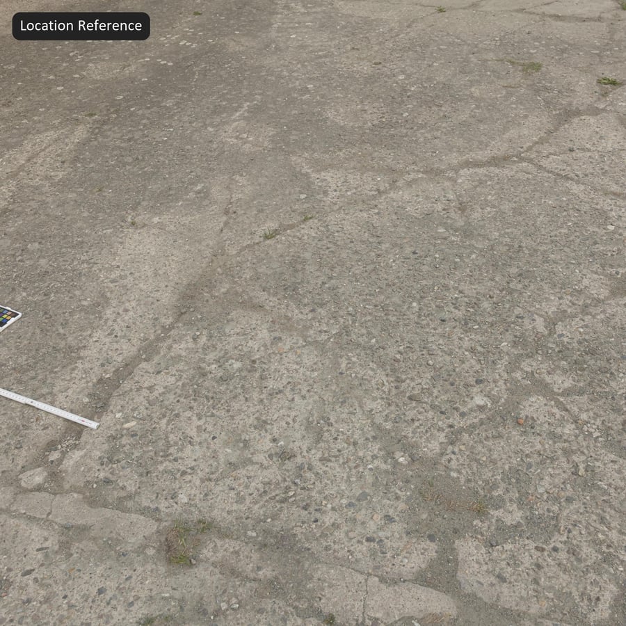 Weathered Exposed Aggregate Concrete Texture, Grey