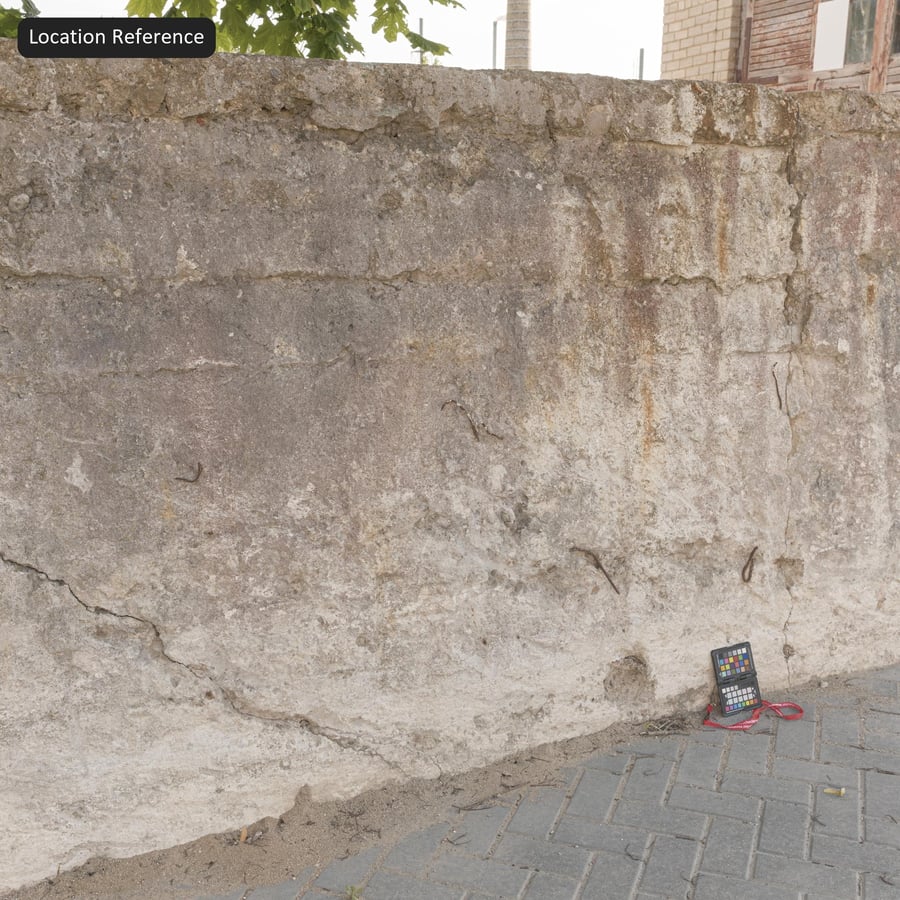 Erozyona Uğramış Beton İstinat Duvarı Dokusu