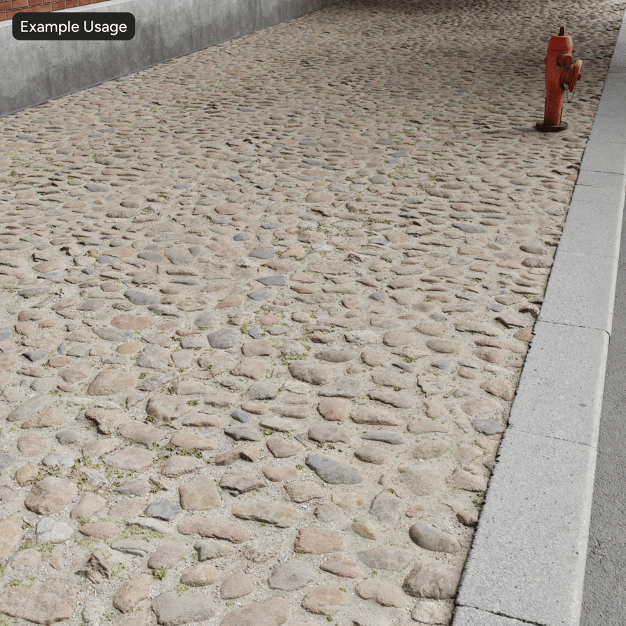 Textura de adoquines antiguos