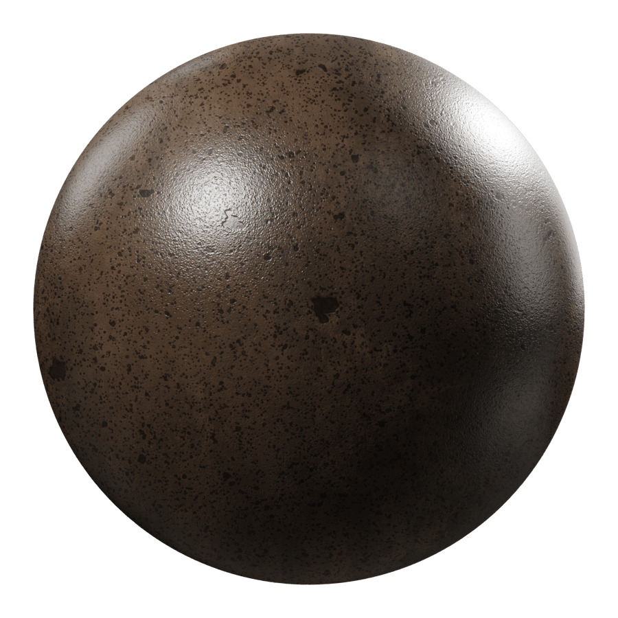 Crater Glazed Ceramic Pottery Texture, Brown
