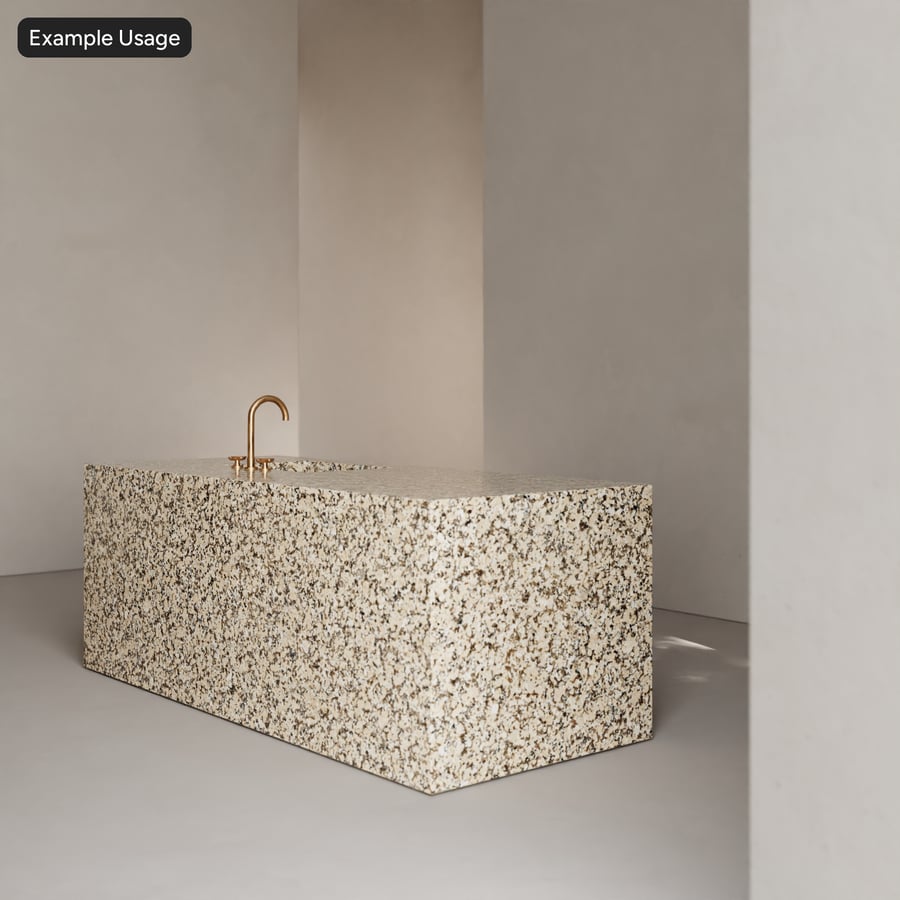 Polished Granite Stone Texture, Warm Beige