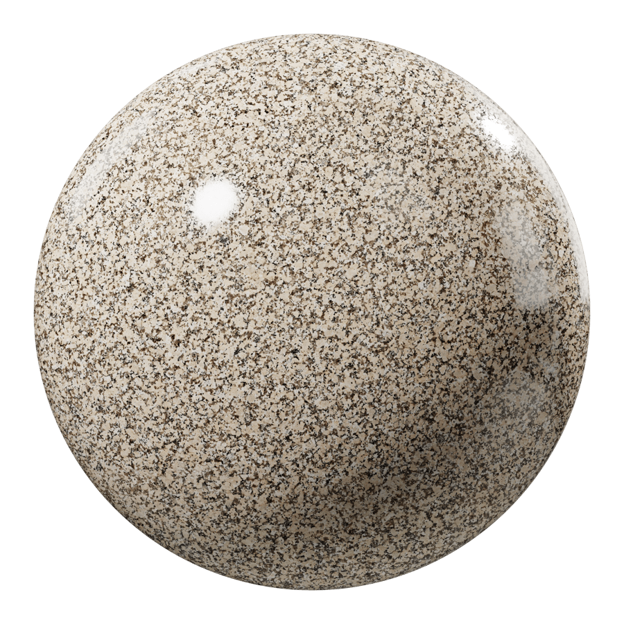Polished Granite Stone Texture, Warm Beige