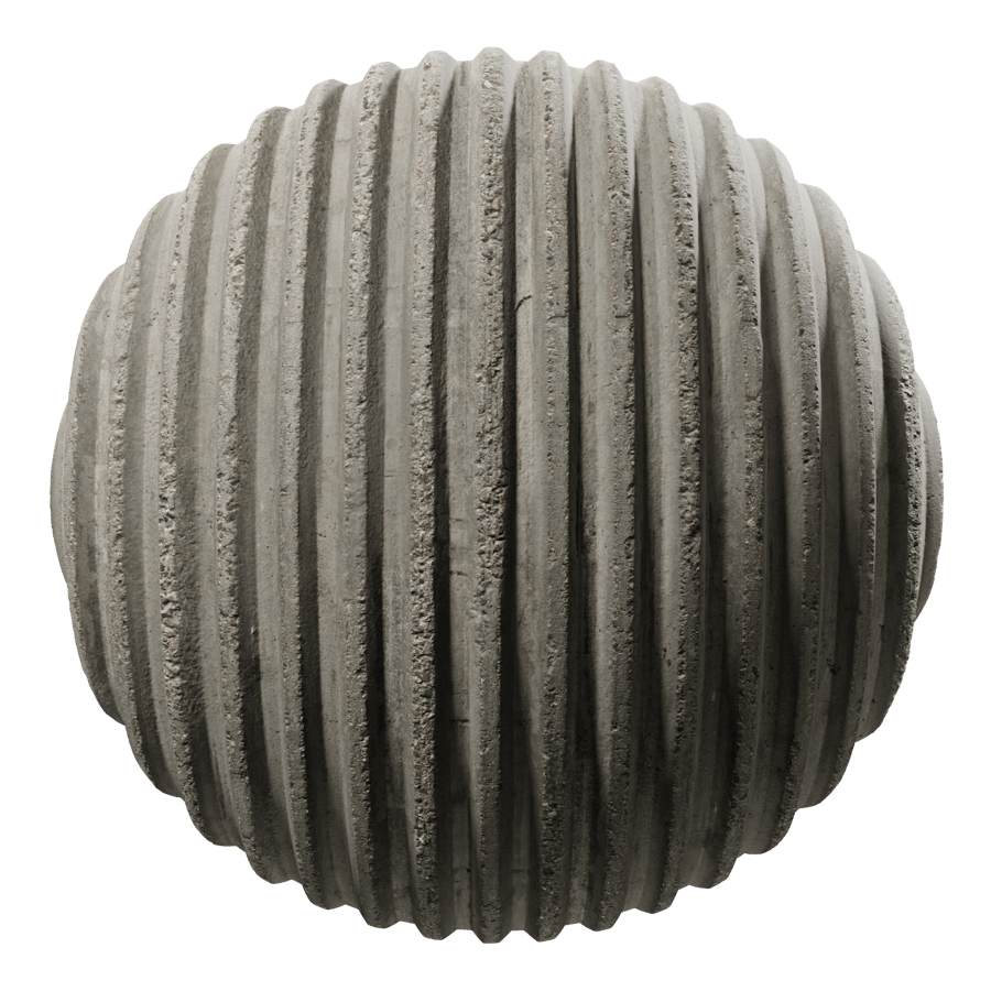Fluted Concrete Wall Texture