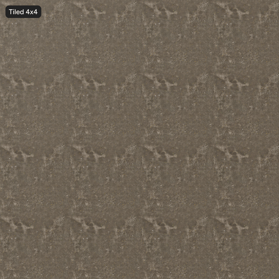 Débris sur texture de béton mat