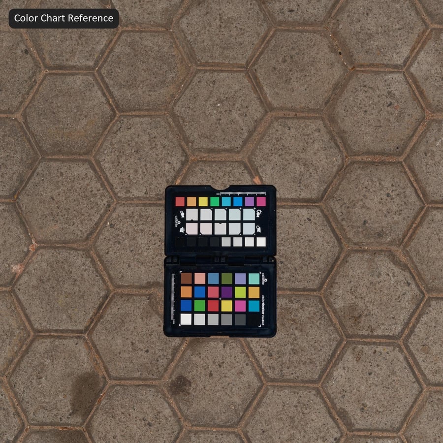 Textura de Pavimentação Hexagonal
