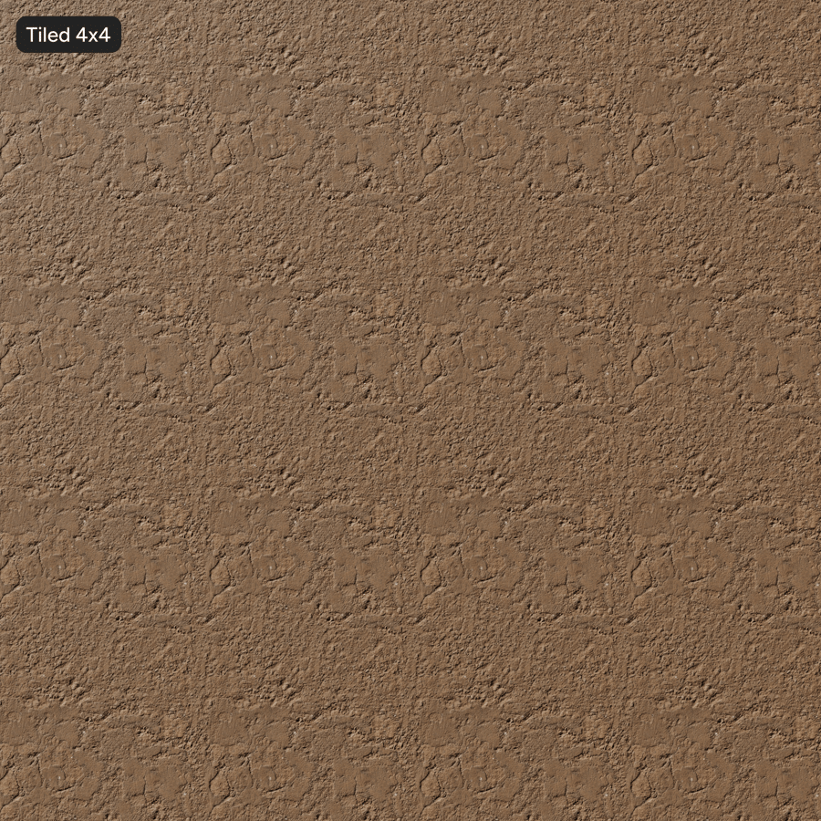 Eroded Dirt Road Texture