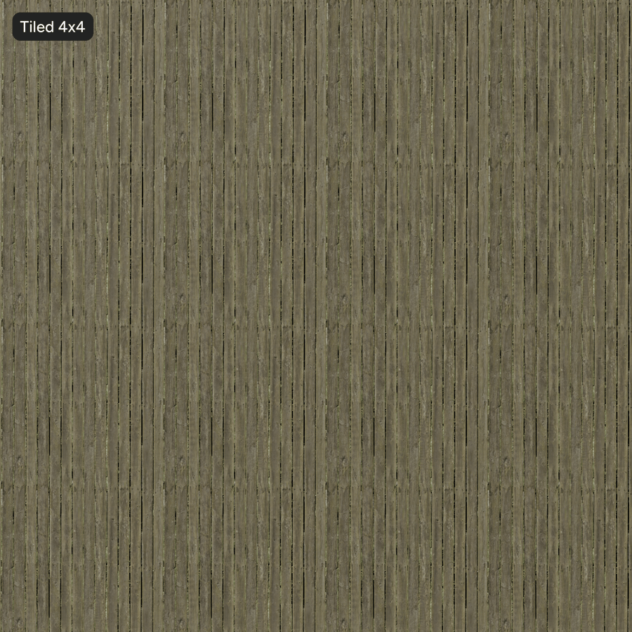 Mosachtige Houten Schutting Structuur