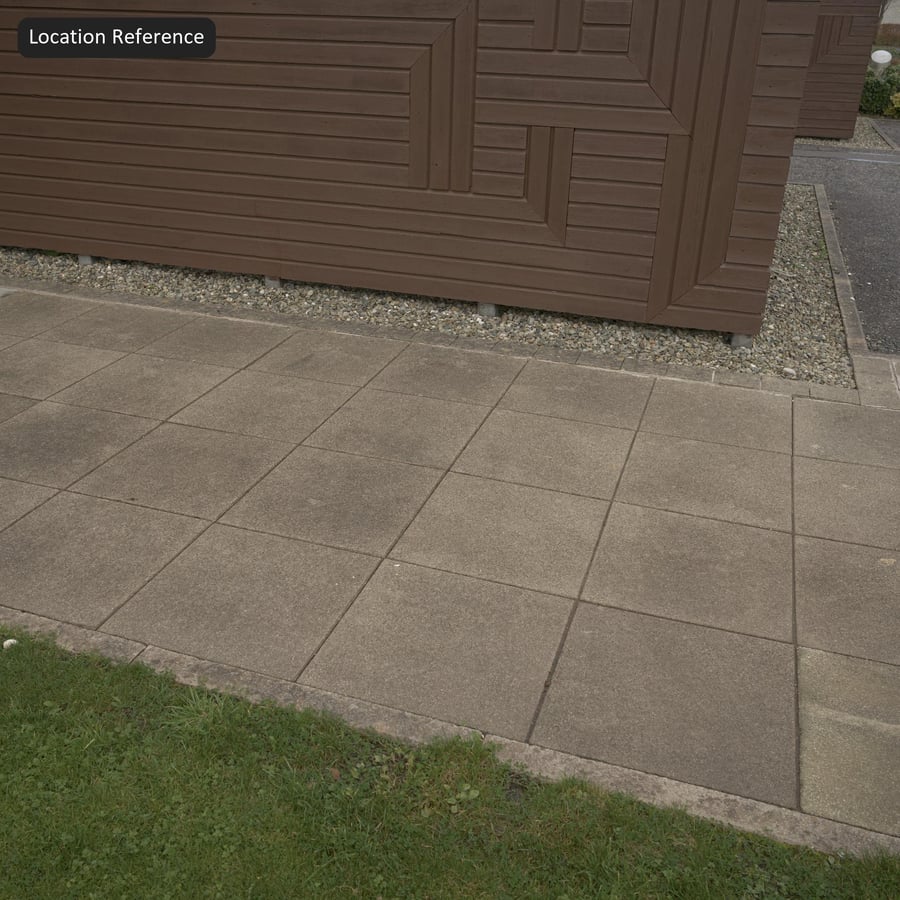 Quadratische Steinfliese Gehwegtextur