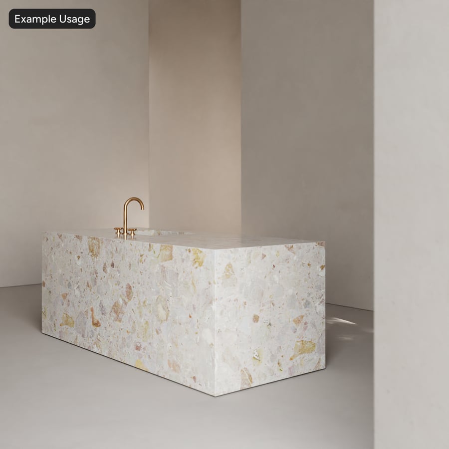 Γυαλισμένος γρανίτης Stone Texture, Λευκό