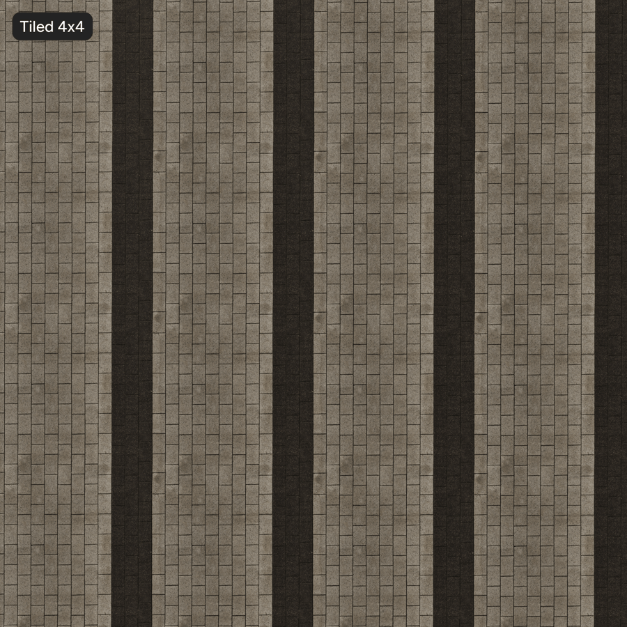 Texture de pavé en pierre sale, noir et gris