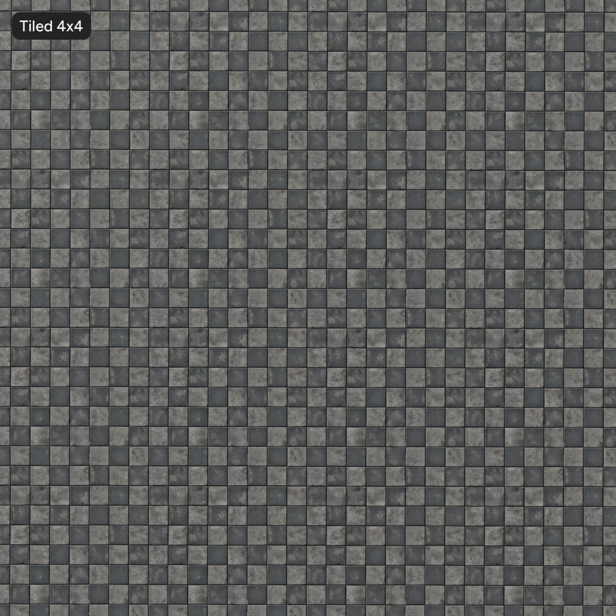 Texture di pavimentazione in pietra quadrata sporca, a scacchiera