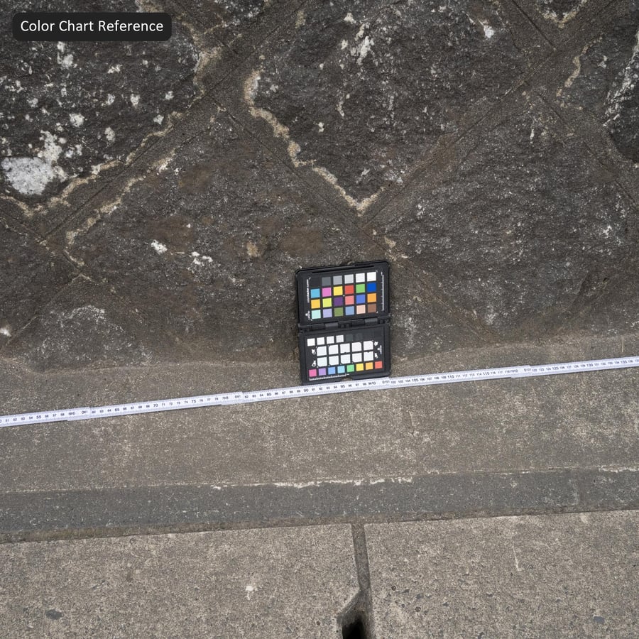 Muurtextuur van verweerd beton en steen