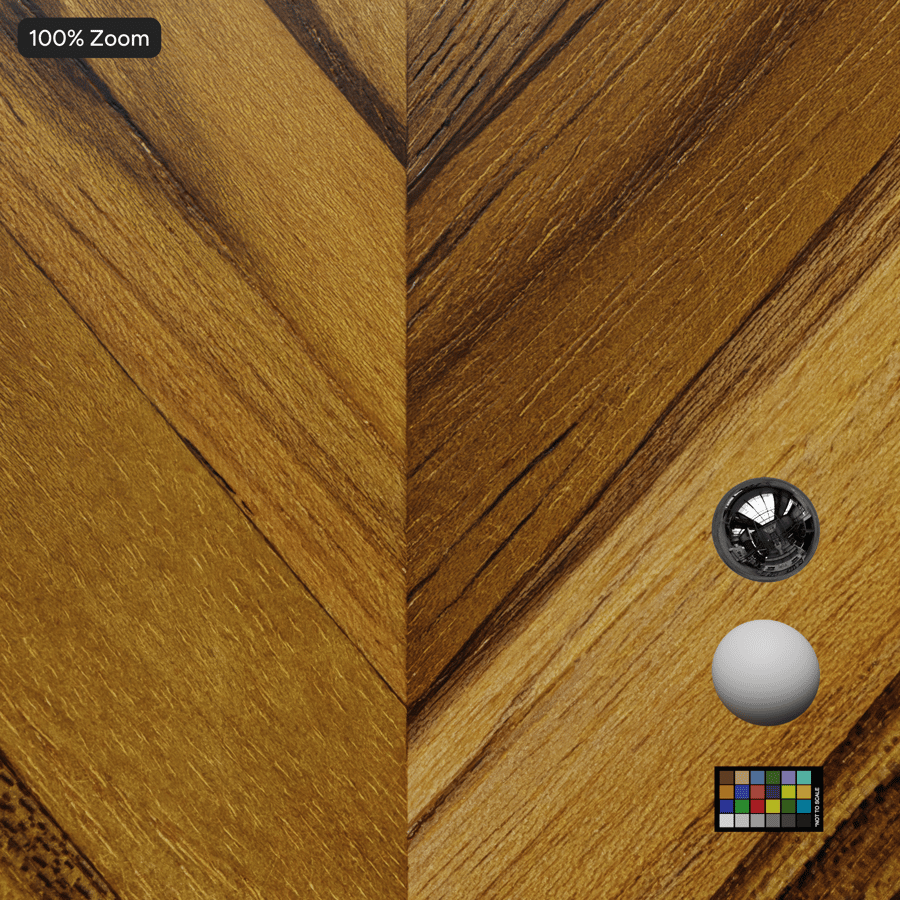 Textura chevron akáciové dřevěné dýhy, přírodní