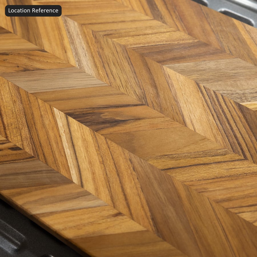 Textura chevron akáciové dřevěné dýhy, přírodní