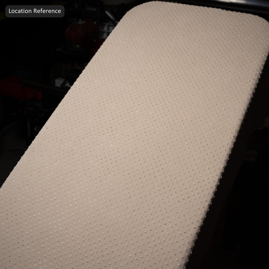 Textura de tecido tufado, branco