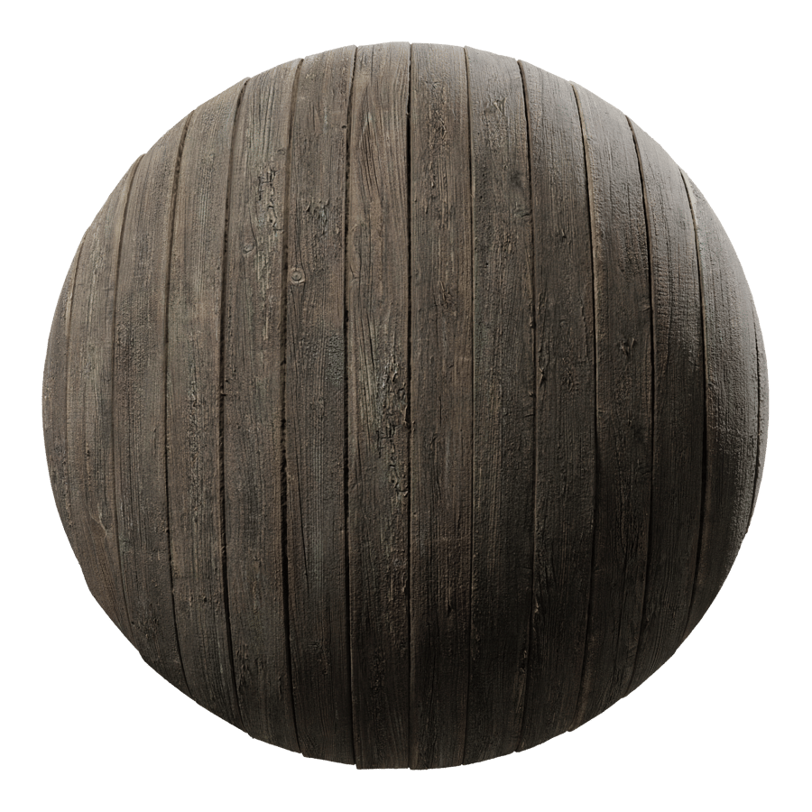 Mossy Wood Board Fence Texture