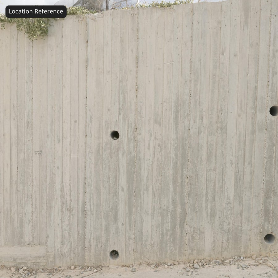Mottled Concrete Wall Texture, Off-White